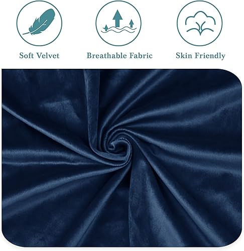 Miniatura 4 de HOOMIC Base de cama de plataforma tamaño Queen con cabecera de canal vertical tapizada de terciopelo de felpa, no necesita somier, fácil montaje,