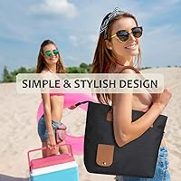 Vista 6 de Tirrinia Bolsa de vino, enfriador de playa para regalo de viaje, bolsa de viaje con boquilla para picnic, BYOB, fiesta, cena, piscina