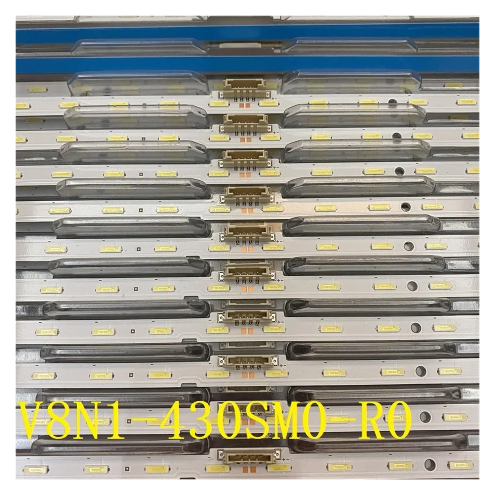 Tira de LED for iluminación Trasera Compatible con Samsung TV UE43NU7025 UE43NU7190U UE43NU7025K UE43RU7100 UE43RU7200 UE43NU7125K UE43RU7190U UE43NU7092U(2 PCS For 1 TV)