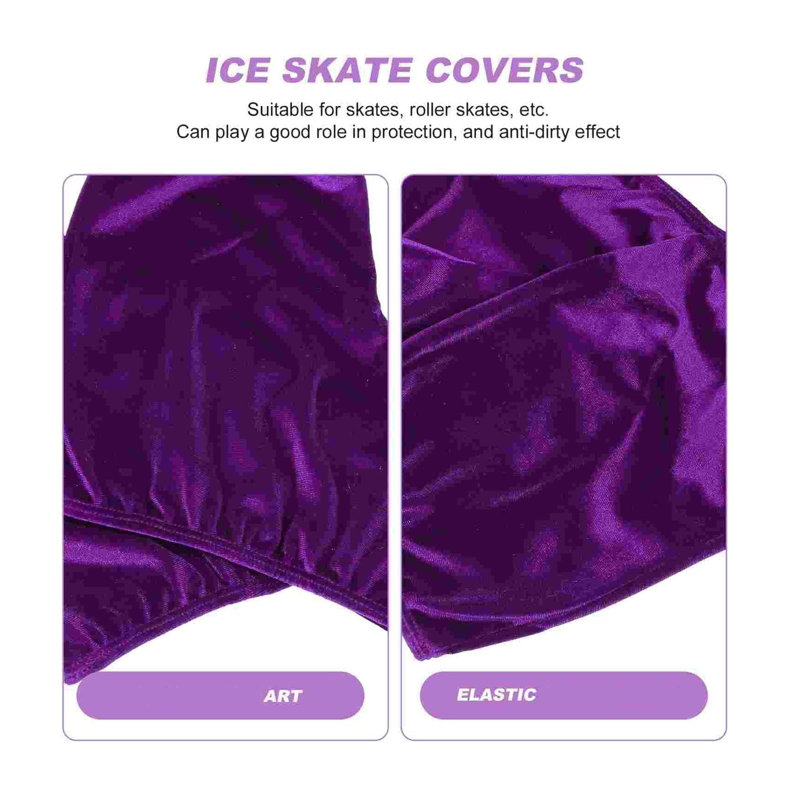 Pokrowce na buty do łyżwy figurowej Ochraniacze Dirty Field Hockey Team(Purple)