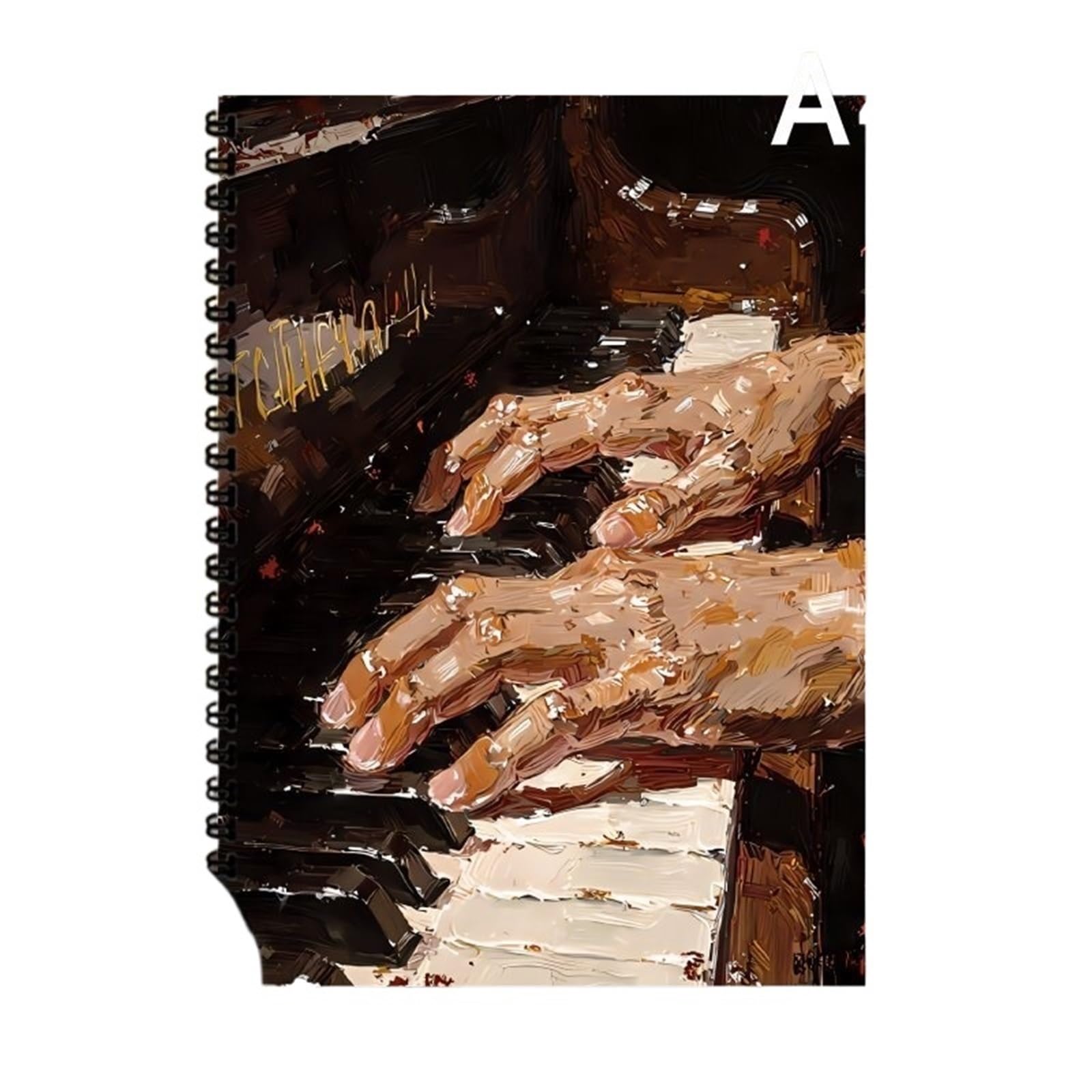 Cuaderno de música A4 con 50 hojas de pentagrama para composición y aprendizaje musical 7