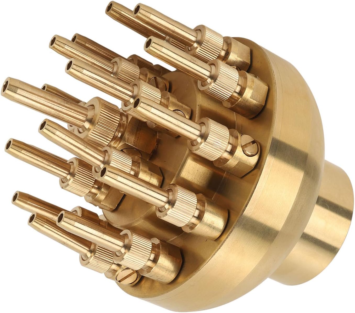 Fountain Spray Head, Fountain Nozzle Brass G2 Inch DN50 3 Tier Adjustable Column Water Fountain Nozzle Sprinkler Spray for Garden Pool Pond Landscaping