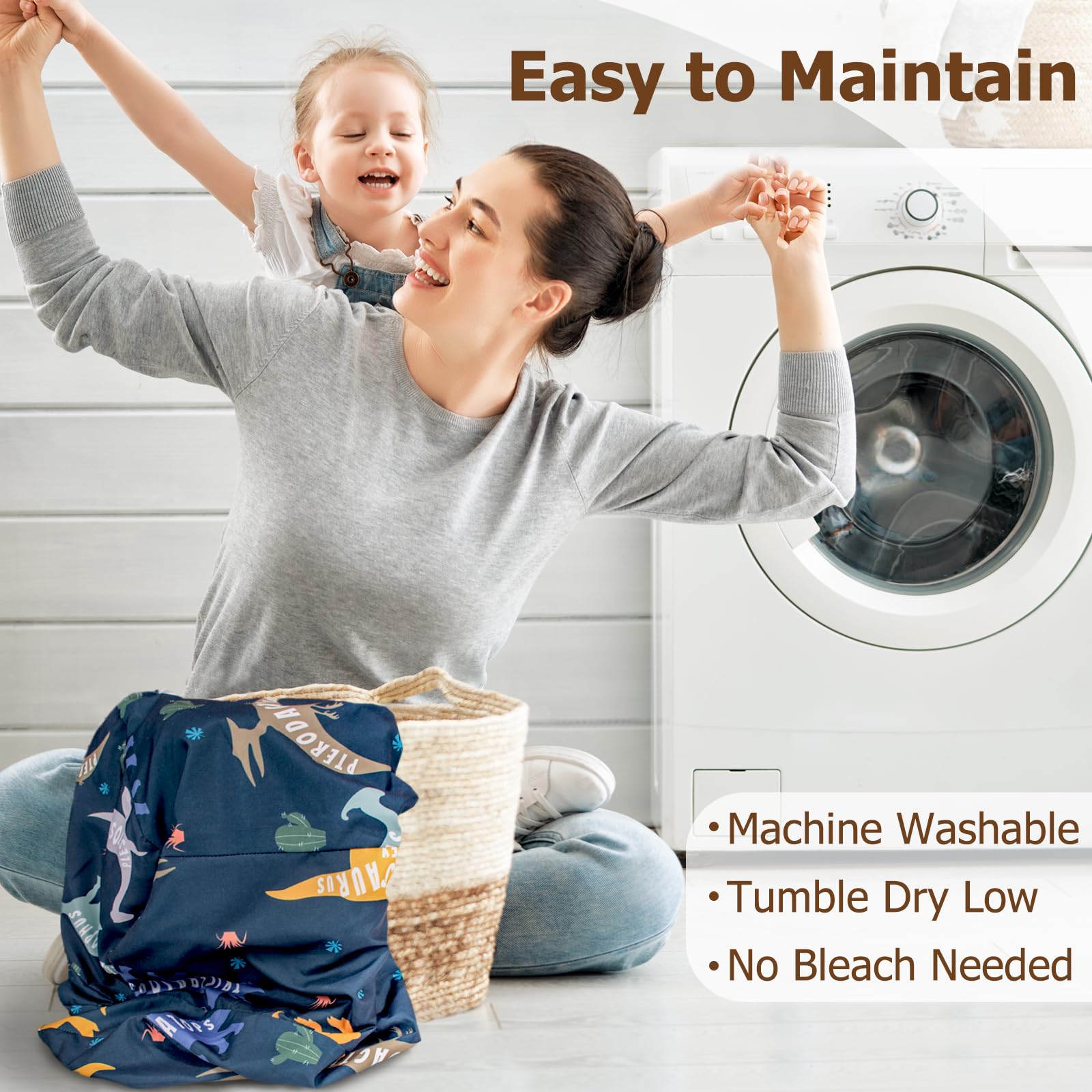 Kids Couch, 2-in-1 Kids Fold Out Couch, Convertible Kid Sofa to Lounger for Girls and Boys, Soft Toddler Chairs Comfy 1-3 Years Old (Dinosaur)