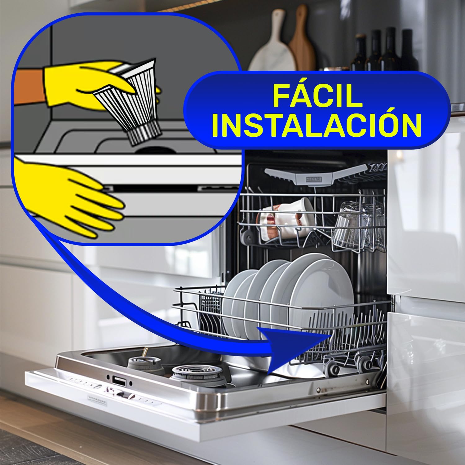 Filtro de Tamiz Fino para Lavavajillas Código Original 4011464 para Miele