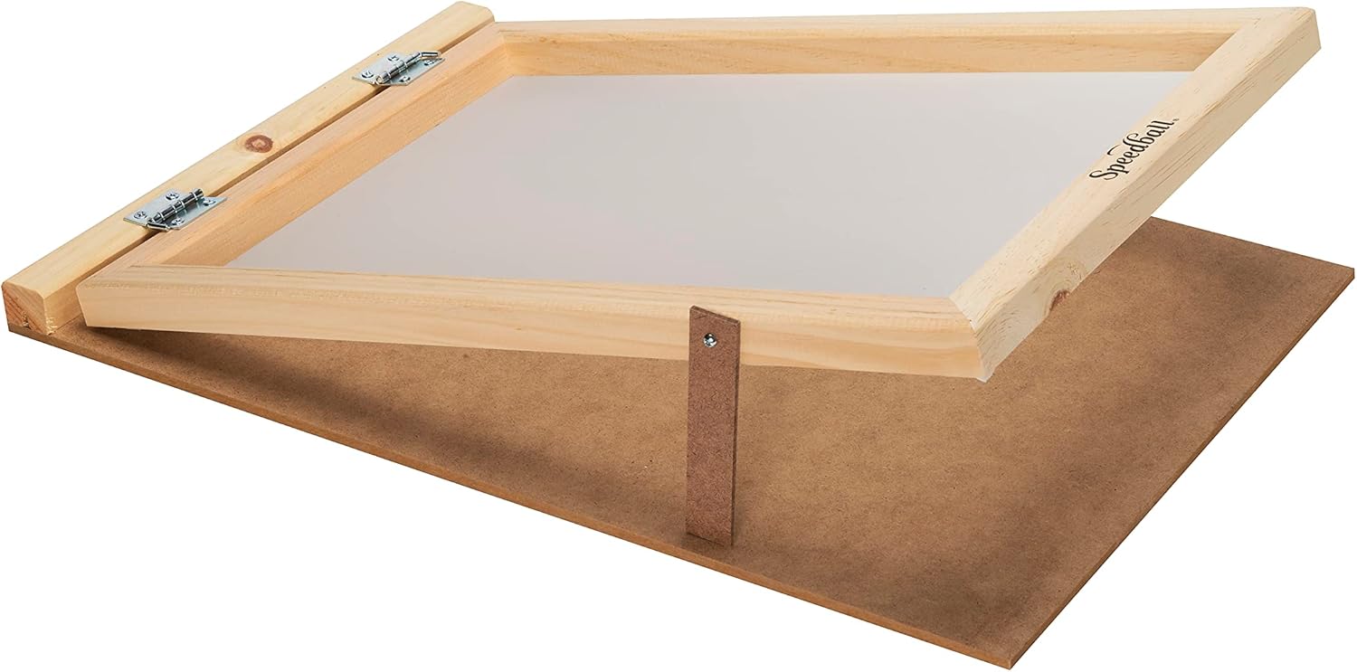 Speedball 110 Monofilament Screen Printing Frame & Base Unit, 12-Inch x 18-Inch