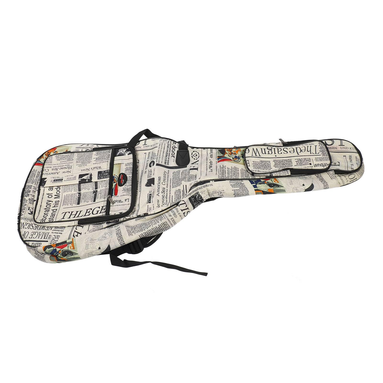 Estuche para Guitarra Resistente Al Agua 600D, Bolsa de Tela Oxford para Guitarristas Clásicos Acústicos (40 Pulgadas)