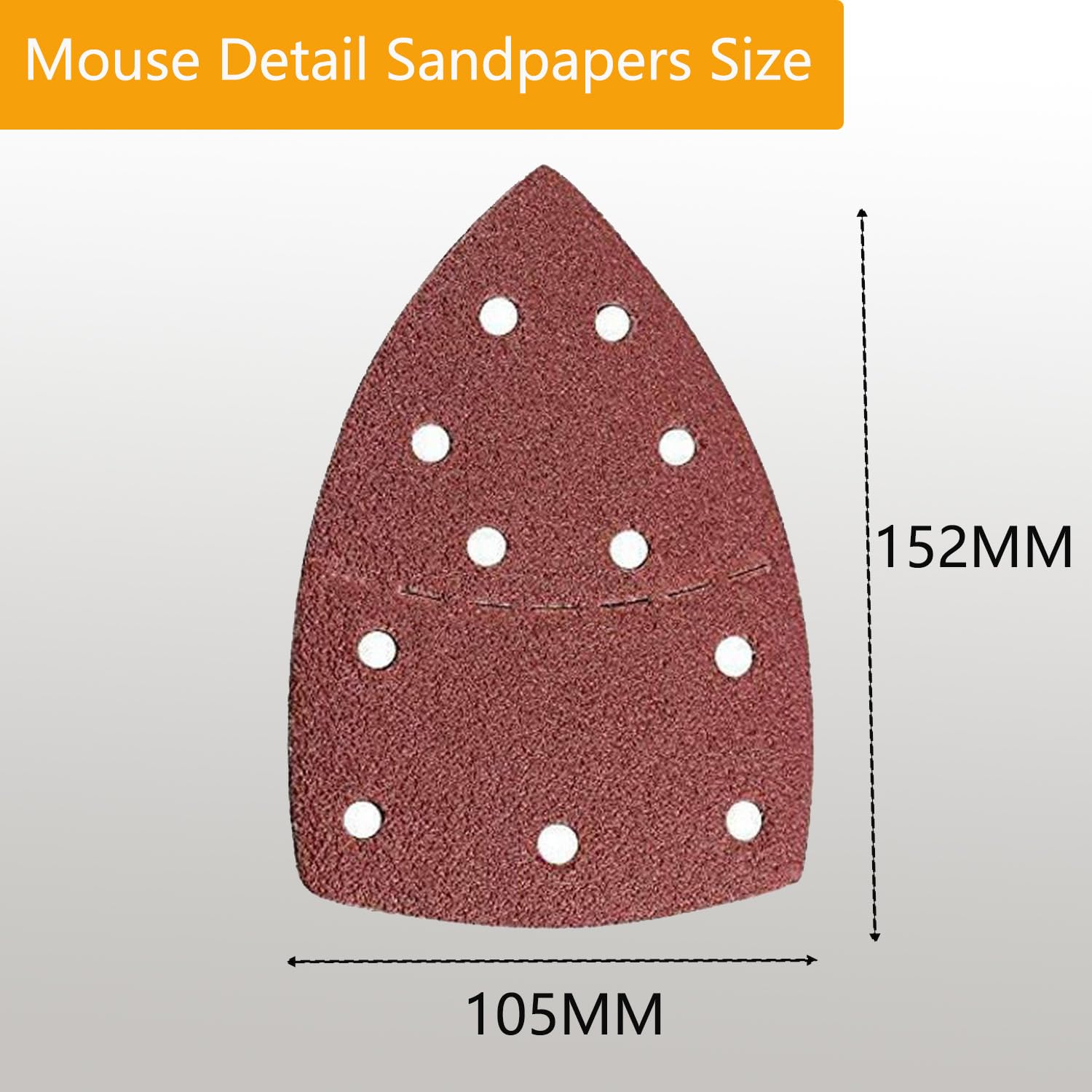 Schleifpapier-Set 48 Stück – Körnung 40–2000, 152x105 Mm, Mit Detailschleifer & Polierpads, Klettverschluss