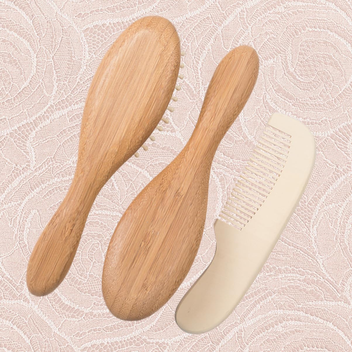 MAGICLULU 6piezas Cepillo y Peine Para Bebés Cepillo y Peine Para Limpiar El Cabello Del Recién Nacido Para Masaje Escalp y Cuidado Infantil