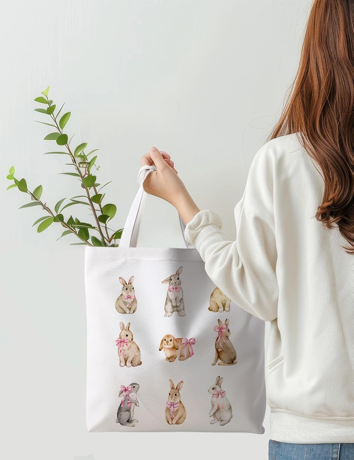 Tote Bag, Lovers Gifts for Women, Cat Mom Lady Gifts, - Image 2