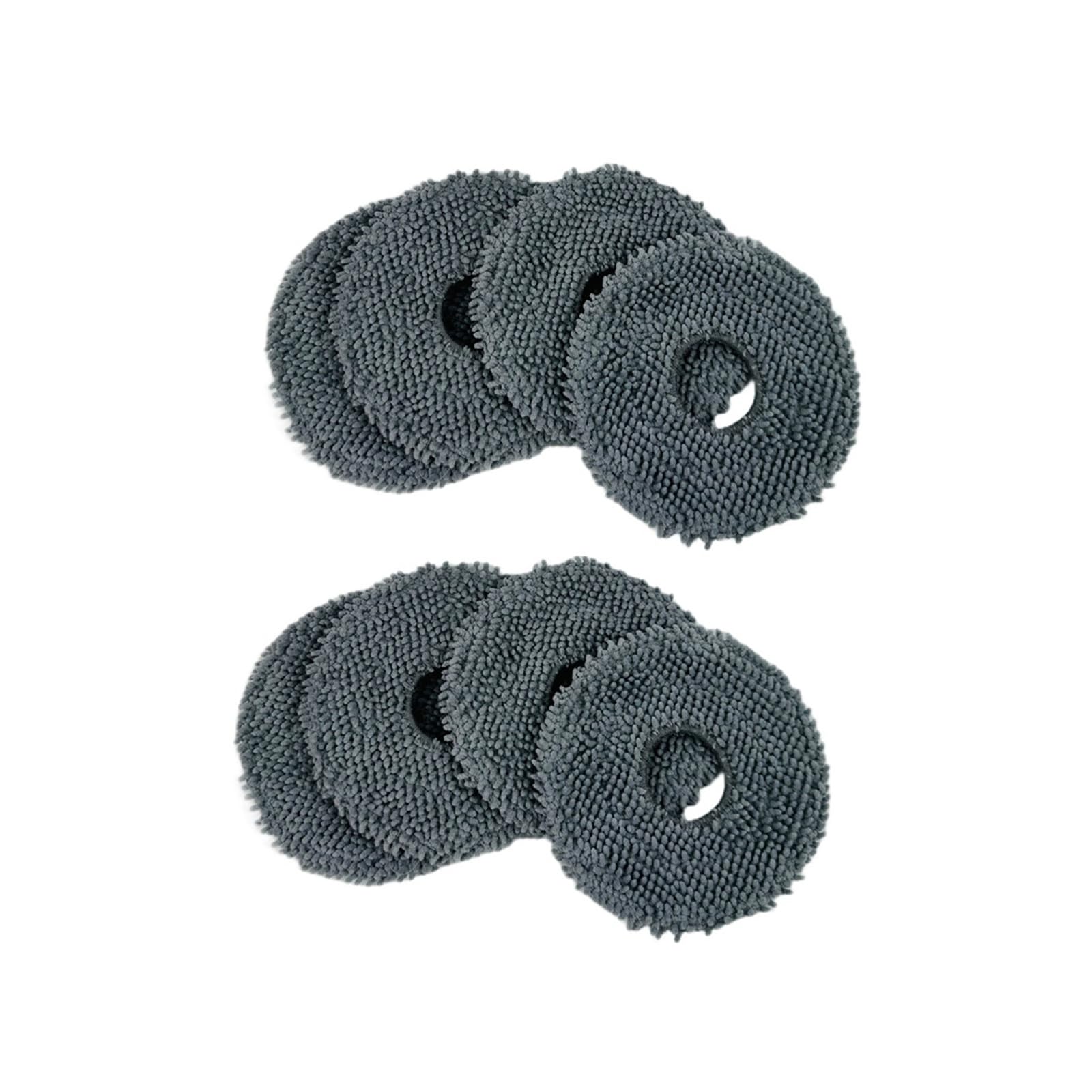 VIXWDRUTY Mop Cloth，Compatible For Roborock，Compatible For Qrevo，(Curv/Pro/S/Master/Plus) Vacuum Cleaner Parts Mop Accessoies(8pcs)
