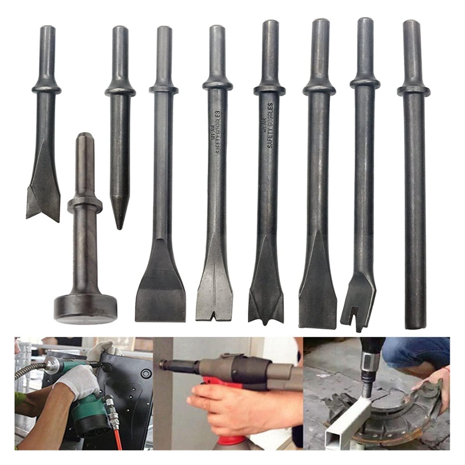 Młot pneumatyczny, Gorący pneumatyczny Dutórka Sander Bit Set 9 Piece