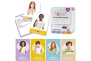CHEFAN ASL Flash Cards: The Ultimate Journey to Master Sign Language