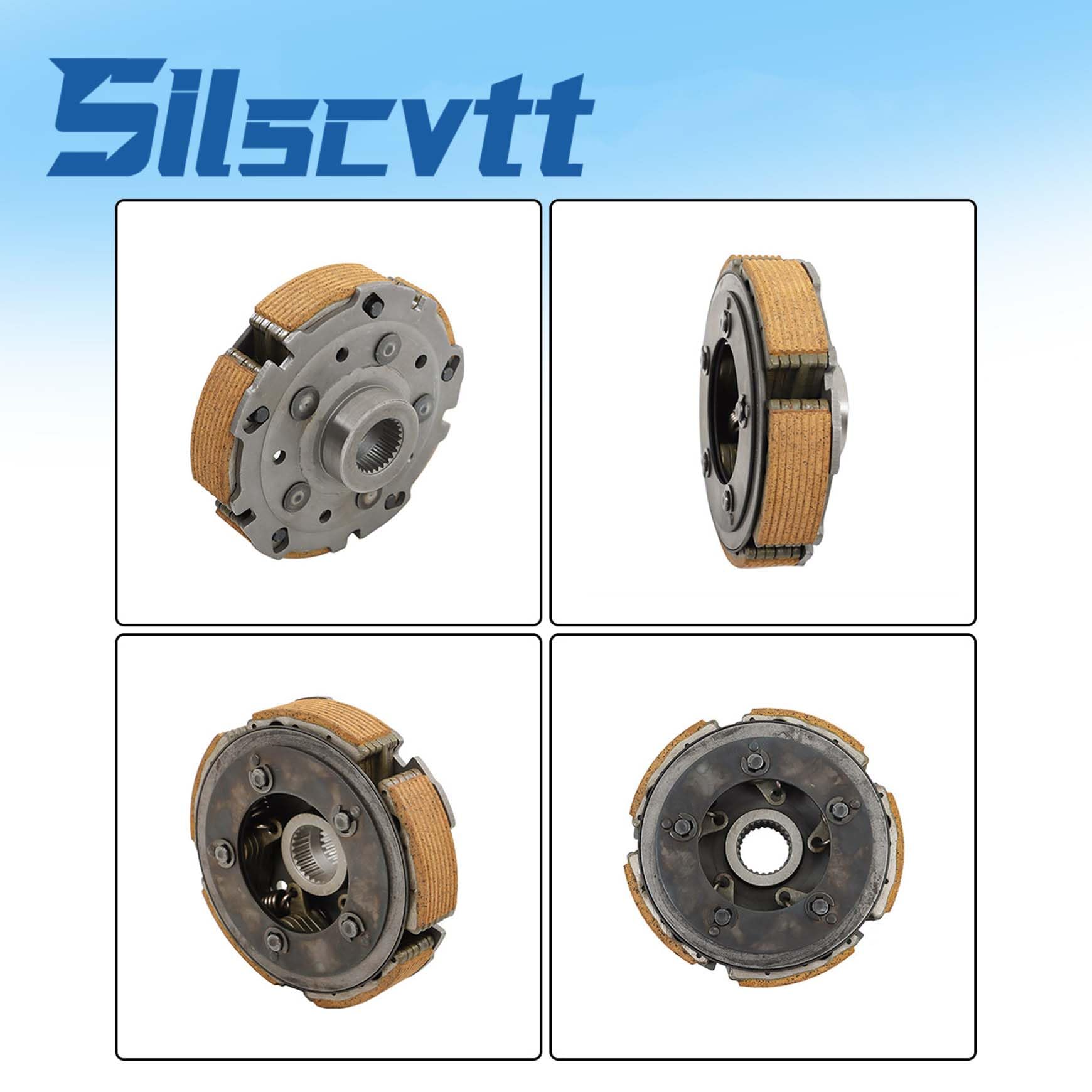 Amazon.com: Silscvtt Wet Clutch Shoe Replacement for Hisun Bennche Amazon.com: Silscvtt Wet Clutch Shoe Replacement for Hisun Bennche