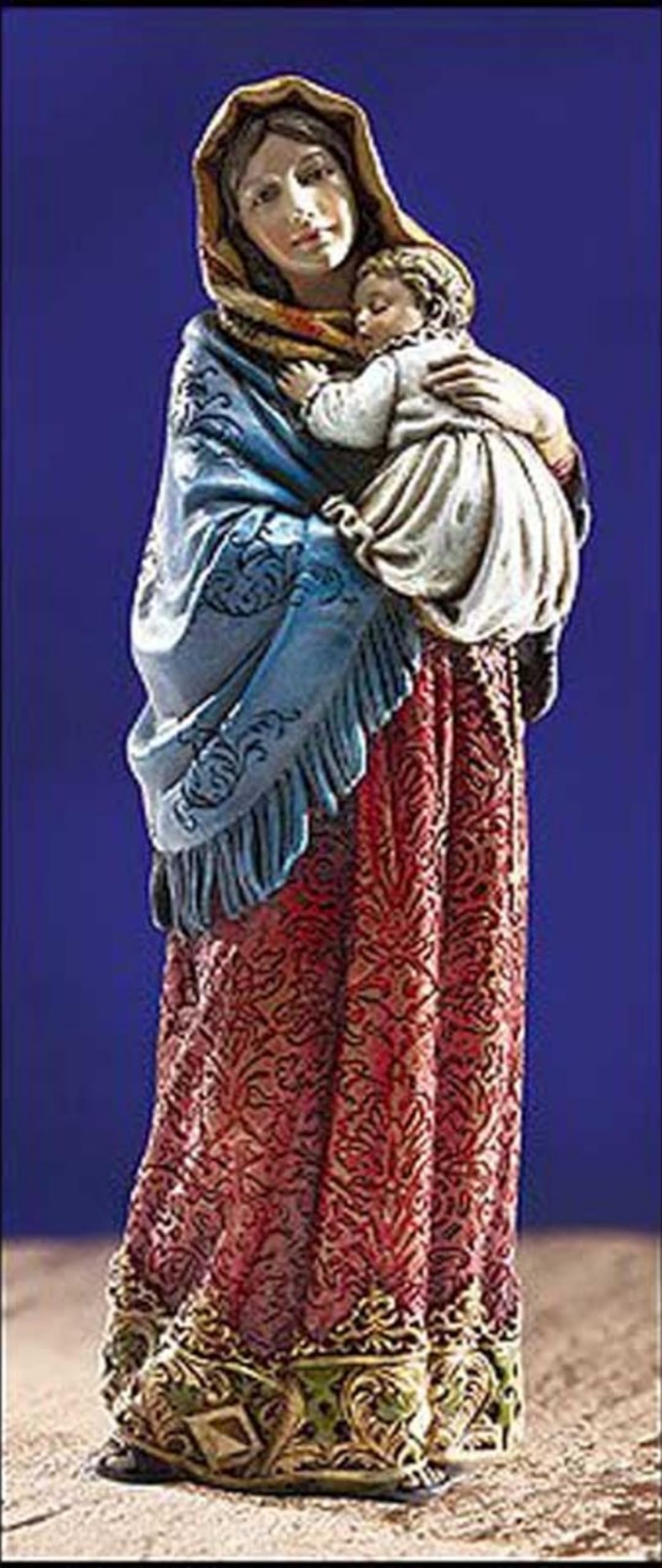 Avalon Gallery Ave Maria Collection Figurine Hand Painted Catholic Resin Statue, 7.75-Inch, Madonna of The Streets Figurine