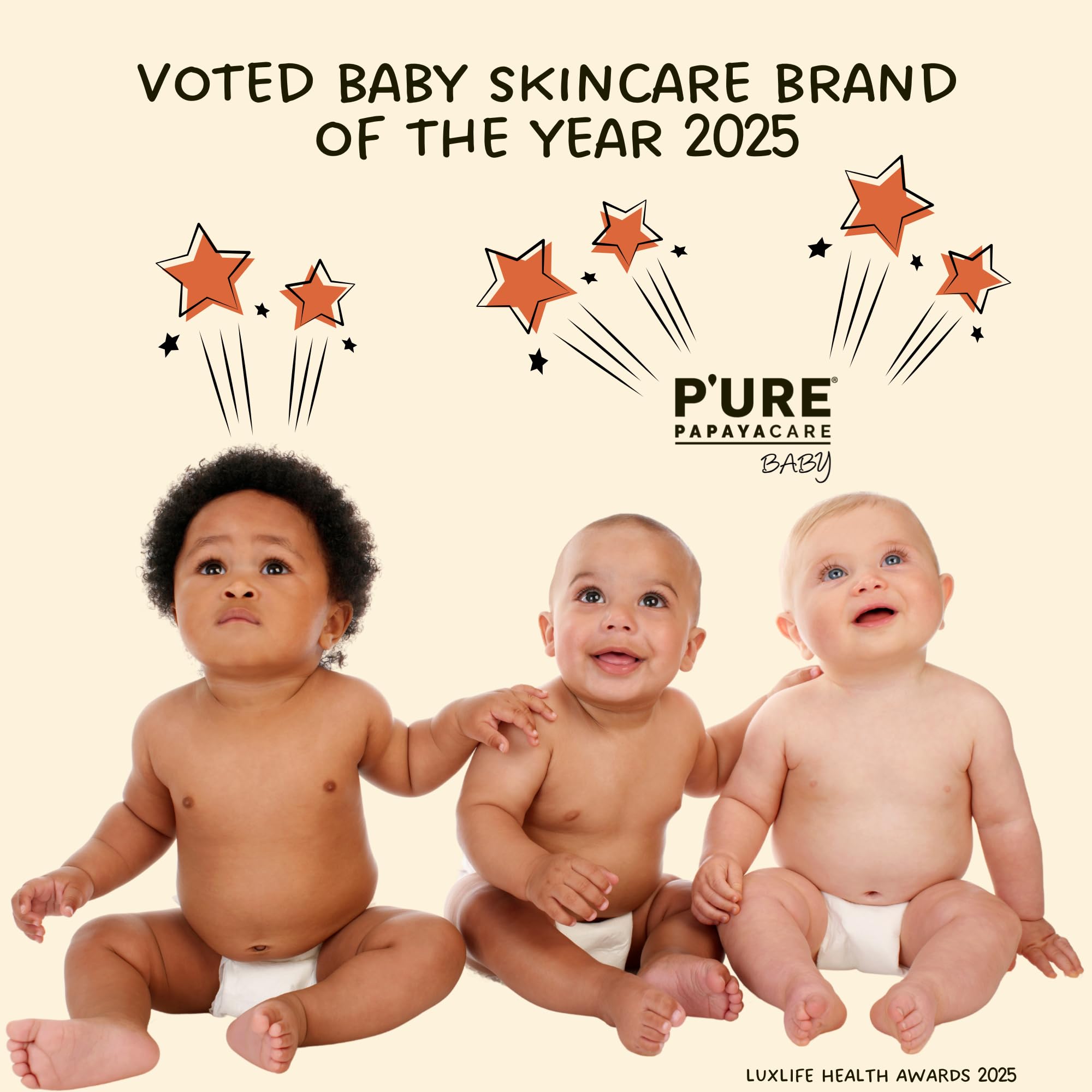 Natural Baby Moisturiser Balm 100g - Organic Nappy Rash, Cradle Cap & Eczema Treatment for Babies with Papaya Chamomile & Jojoba - Image 4