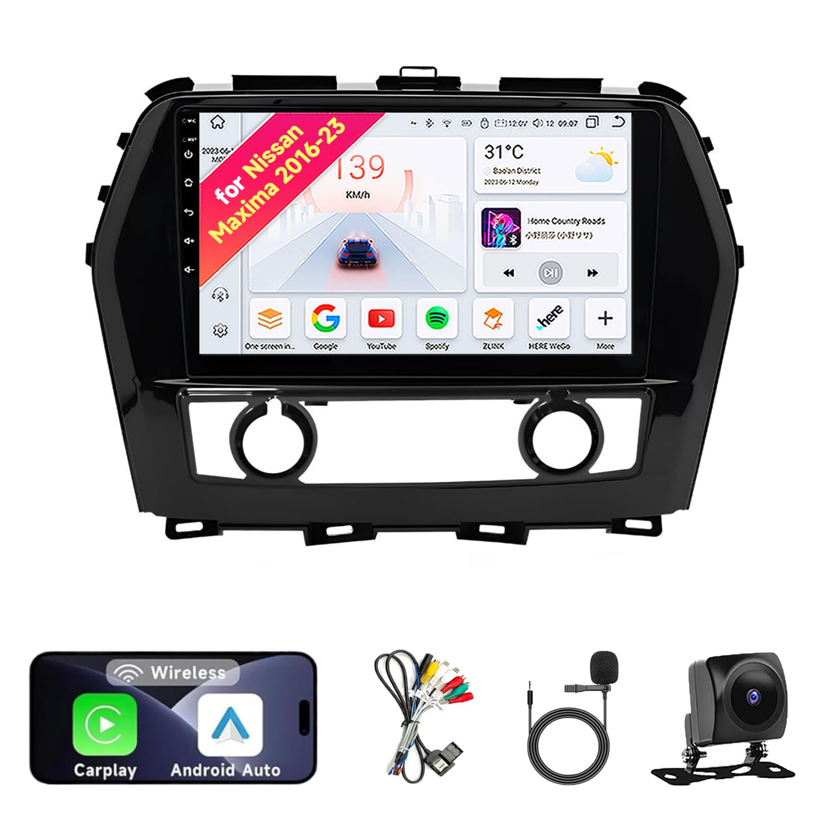 Amazon.com: 8CORE 8+256GB 13 Car Radio Stereo for 2016-2023 Nissan