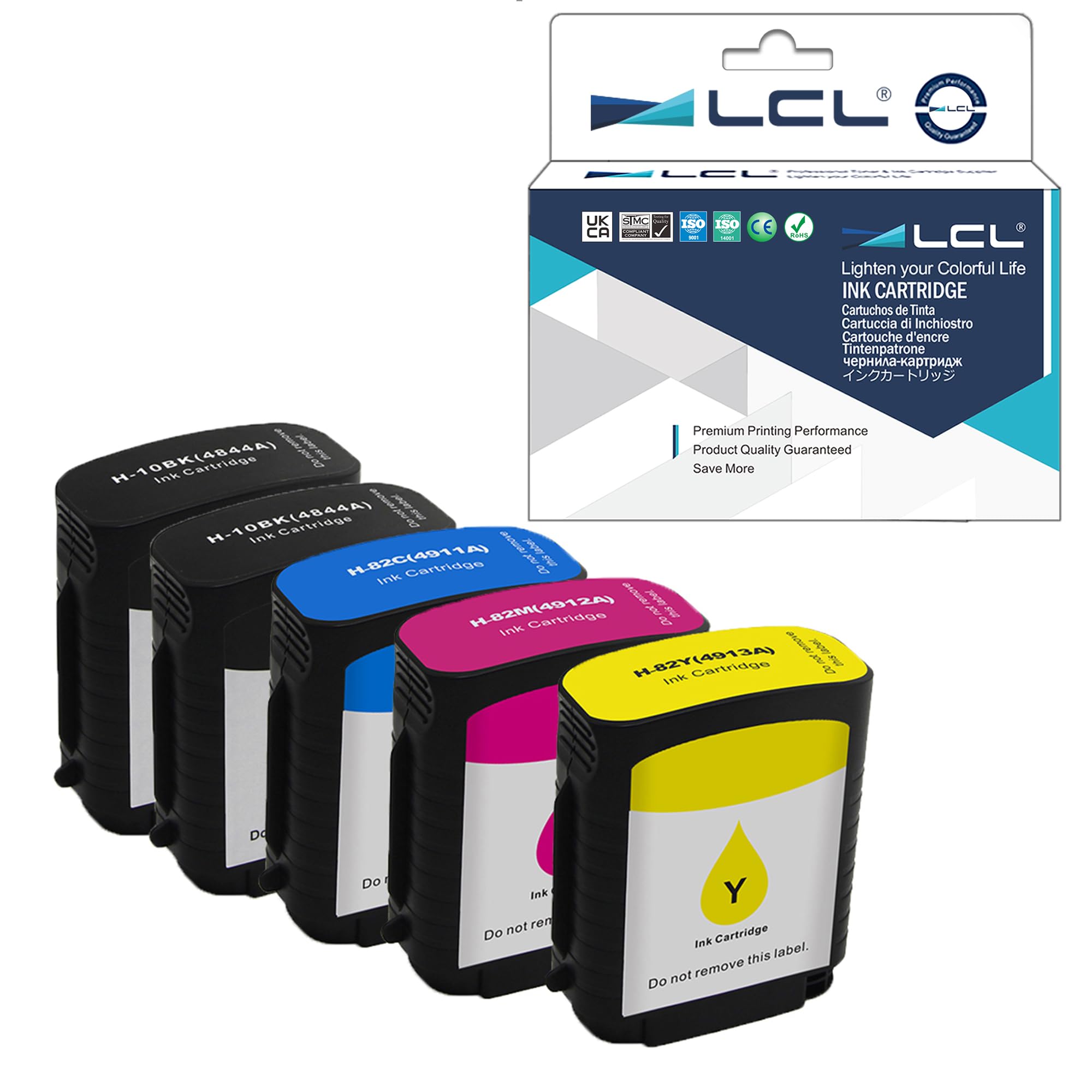 LCL HP用 10 C4844A 82 C4911A 82 C4912A 82 C4913A互換インクカートリッジ