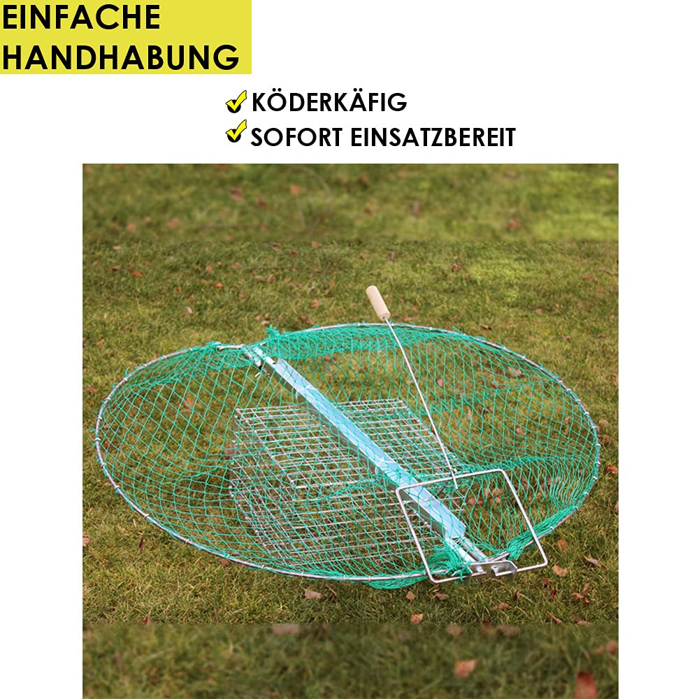 Petigi Lebendfalle Netz Vogelfalle Falle Vogel Vögel Umsiedeln Netzfalle Käfig Köderkäfig