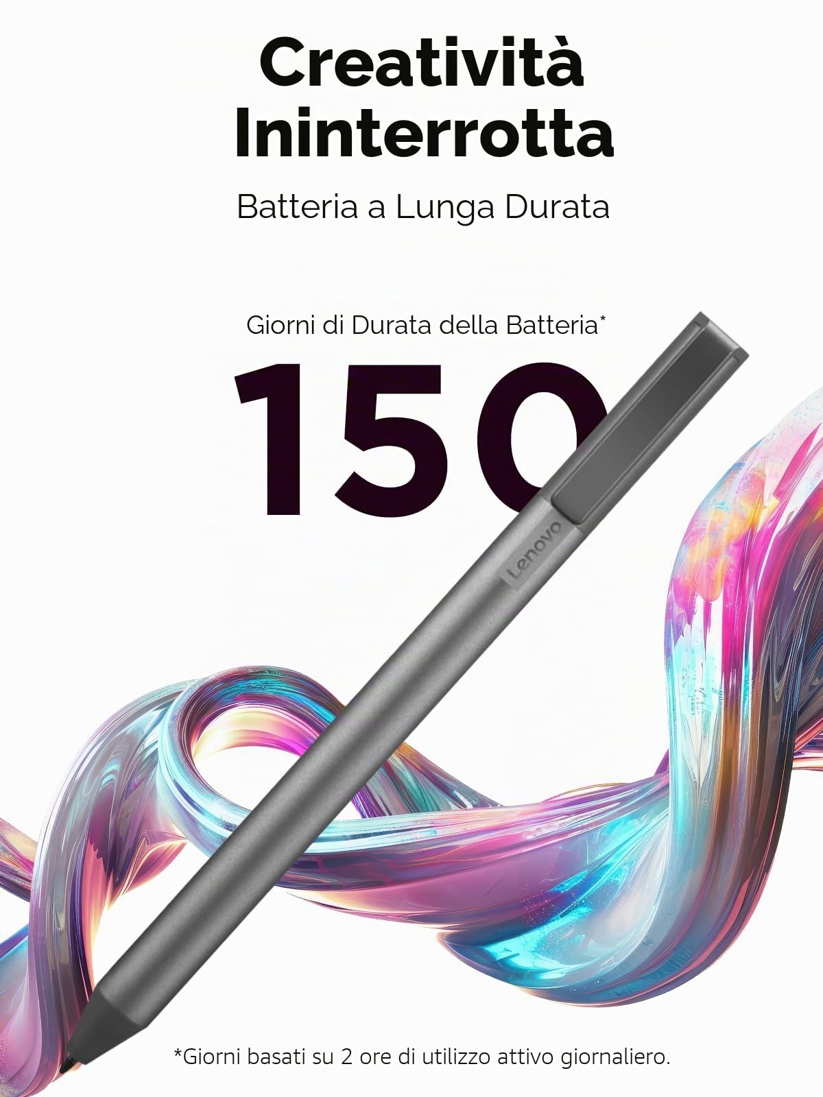 Lenovo GX81B10212 USI-Pen Pennino, Chrome OS (USI Protocollo), Solo Chromebook Compatibile, Grigio