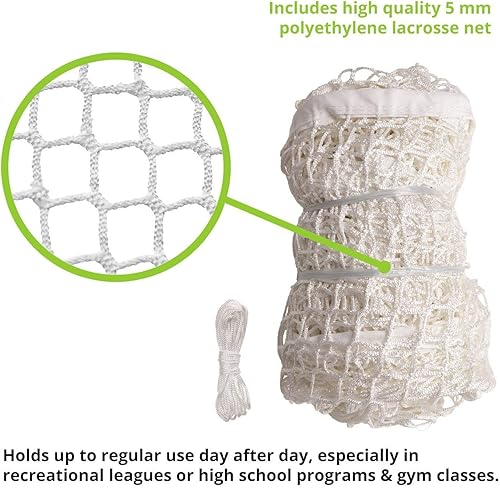 Miniatura 3 de Champion Sports Objetivos profesionales de lacrosse 6x6 pies para hombres y mujeres Pro Plus