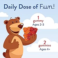 Vista 5 de L'il Critters Gummy Vites Multivitaminas Diarias para Niños Sabores de Frutas Surtidos para Edades 2+ Niños Pequeños y Niños, Vitamina Gomosa