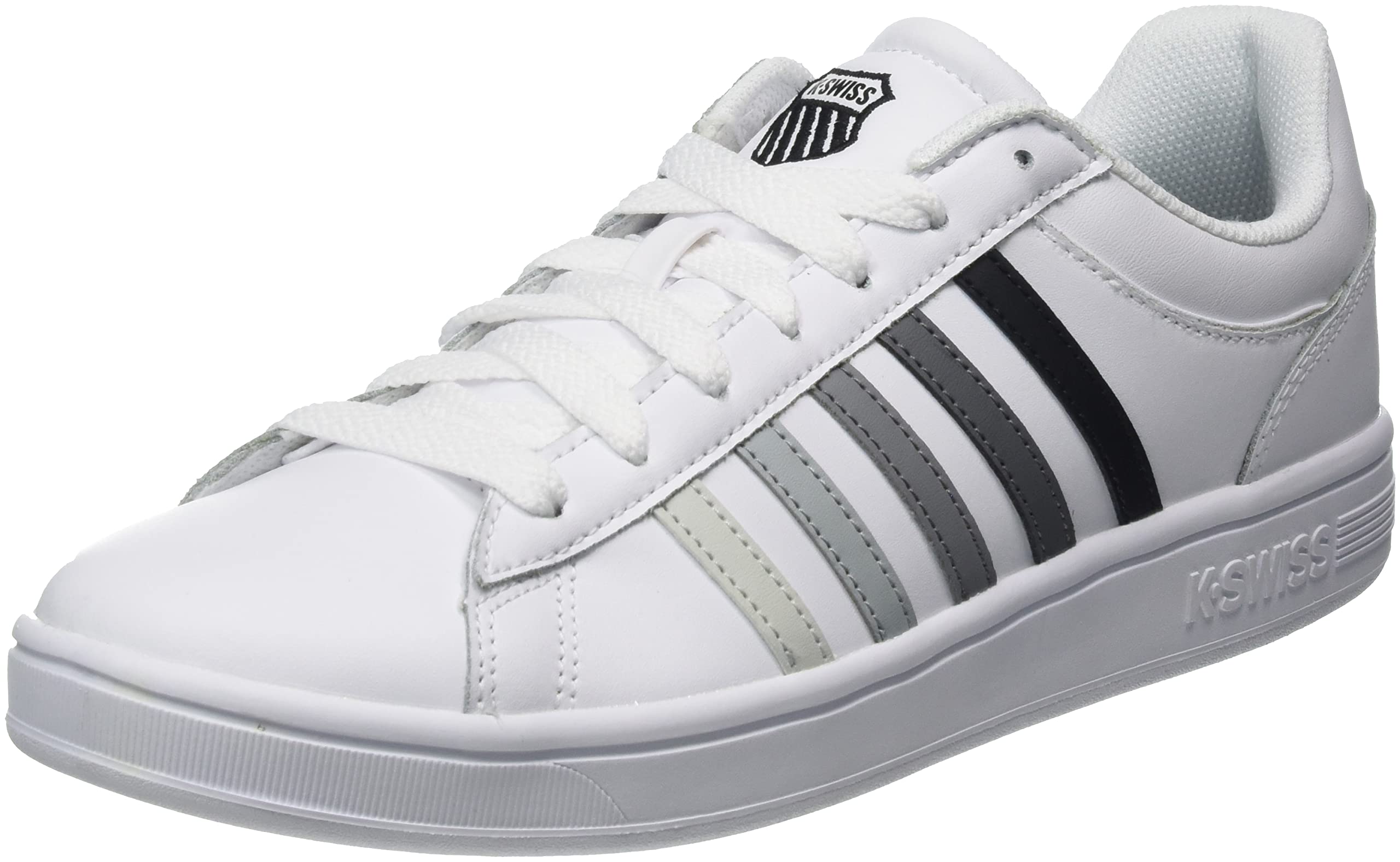 K-Swiss Men's Court Winston Sneaker, White Blkgradient Wt, 6.5 UK