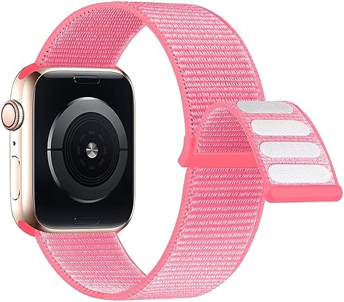 Miniatura 2 de Bifeiyo - Correa loop deportiva de nailon compatible con Apple Watch 49mm, 45mm, 44mm, 42mm, 41mm, 40mm, 38mm, para iWatch Series Ultra, 8, 7, 6, 5,