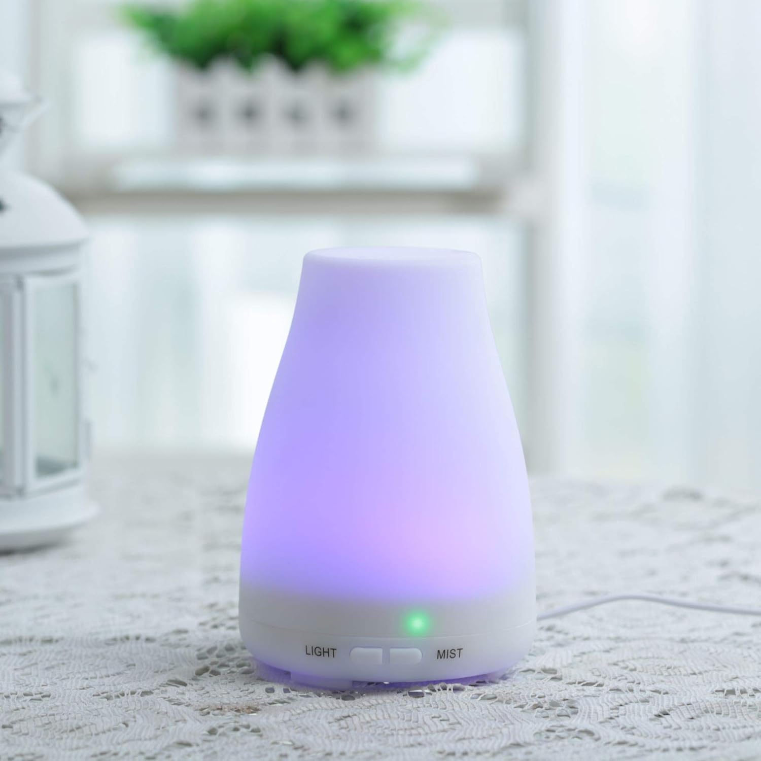 EcoGecko 3 Diffuser Units, Aromatherapy Essential Oil Diffuser, Aroma Oil Diffuser with Color Changing LED Lights