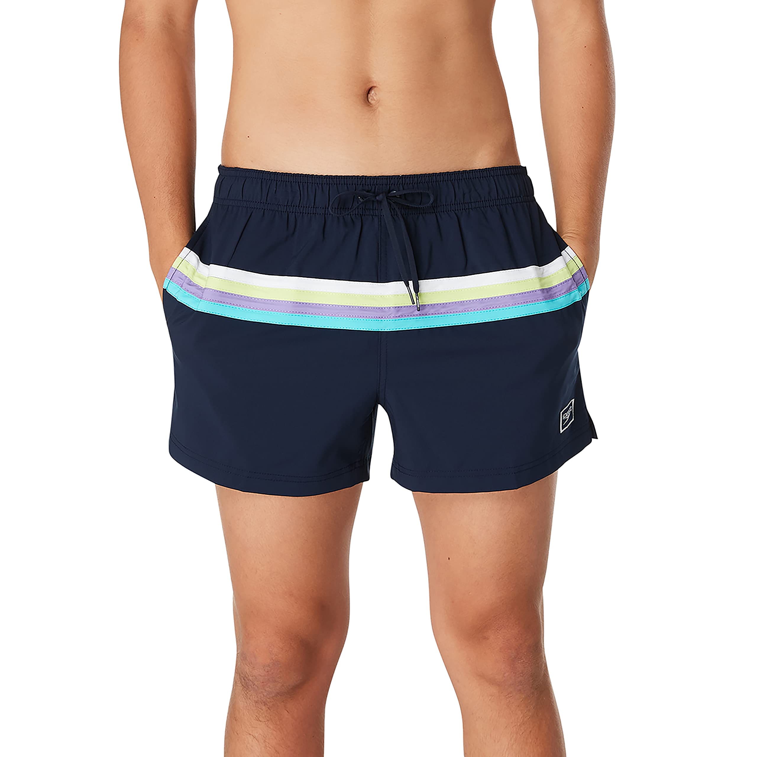 SpeedoMen's Swim Trunk Short Length Redondo Striped