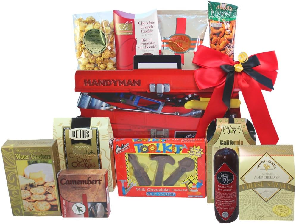 Handyman's Toolbox of Snacks and Treats Gift Basket