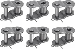 Uxcell 6Pcs #60 Chain Offset Half Link Roller