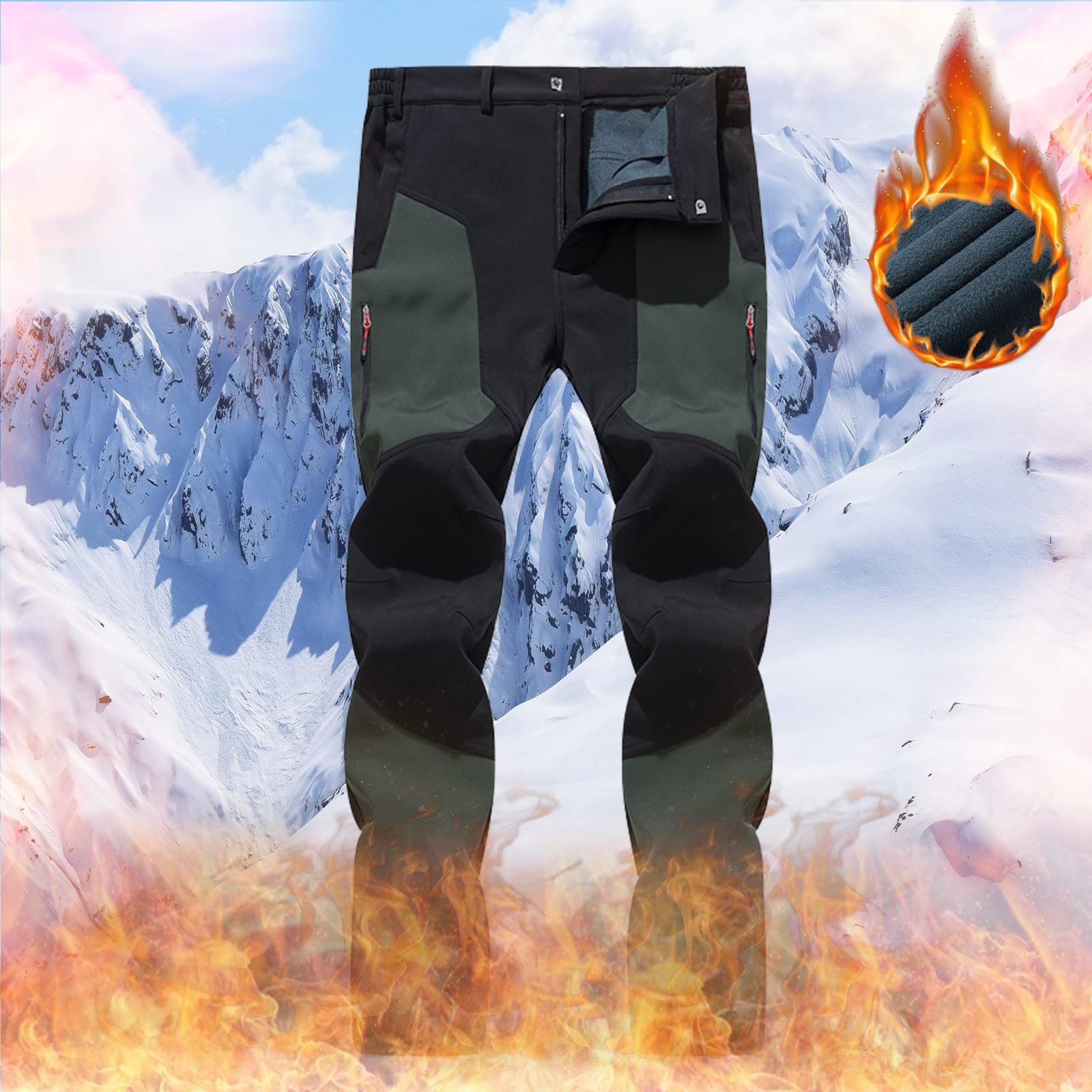Pantaloni da neve con imbottiti: da trekking, da uomo, invernali, traspiranti, impermeabili, in softshell, per attività all'aria aperta, da lavoro, antivento, caldi, per sci, campeggio