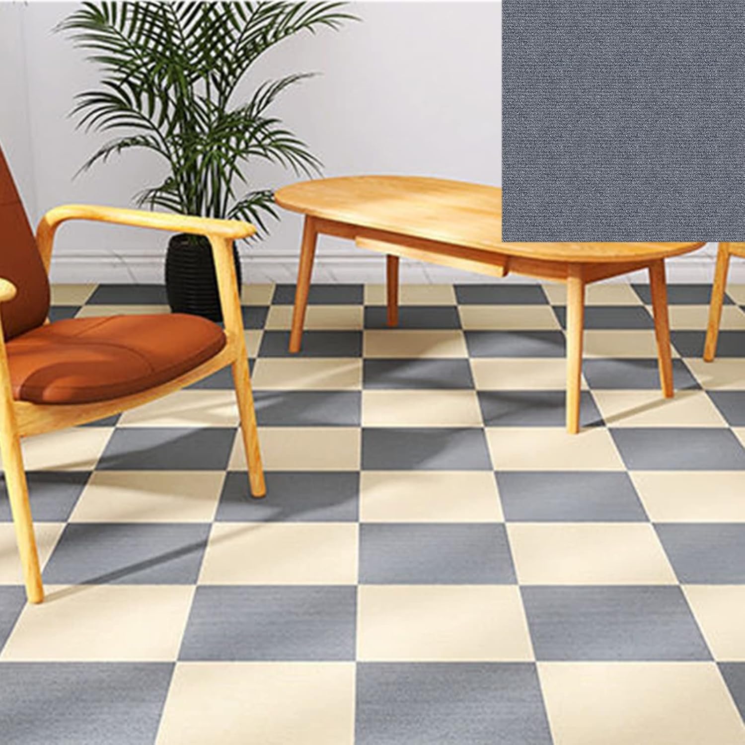 10pcs Self Adhesive Carpet, Peel and Stick Easy and Quick