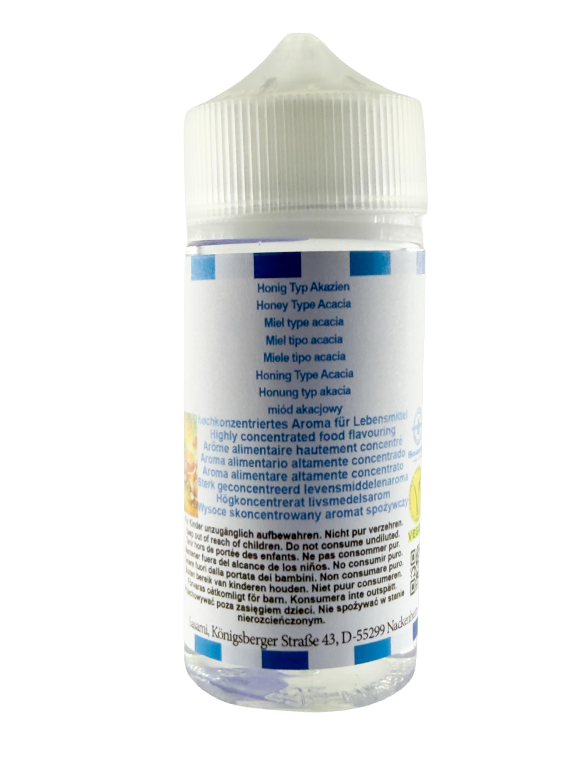 Miele tipo acacia aroma concentrato - vegano - Sasami - 100ml