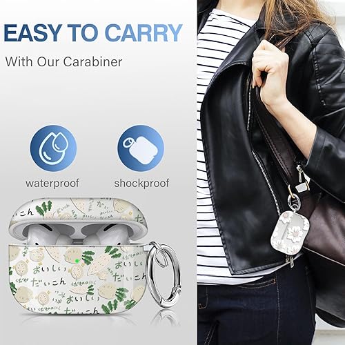 Miniatura 5 de Maxjoy Funda para Airpods Pro de 2 generación 2022, con bonita funda para Airpods Pro de 2 generación, para Airpods Pro 2 con llavero para mujeres y