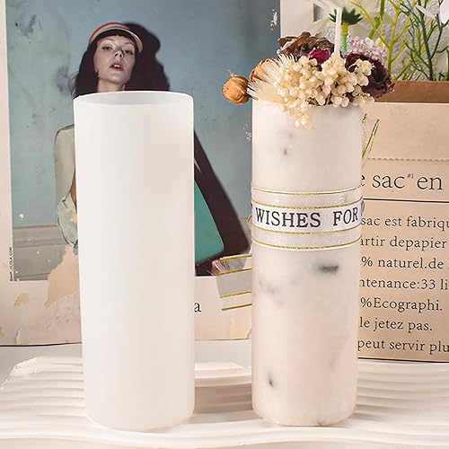 Miniatura 6 de Moldes cilíndricos de silicona para velas en espiral, moldes de fundición de resina de silicona para velas, resina y suministros de manualidades de