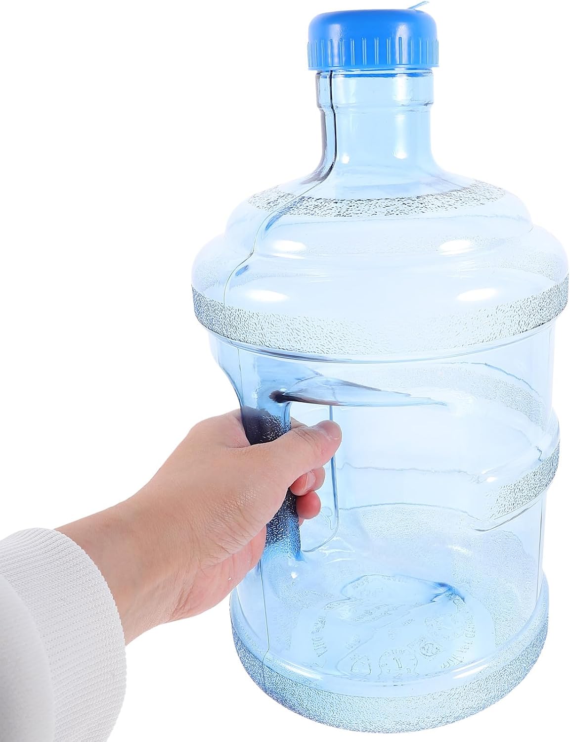 Outanaya Portable 5l Water Jug with Handle, Thickened PC Household Water Bucket for Camping and Car Driving, Large Capacity Storage Container for Outdoor Hydration and Travel
