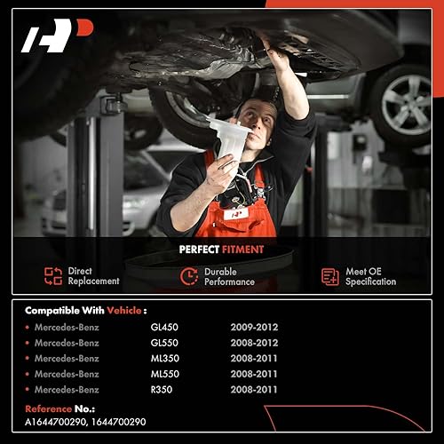 Miniatura 2 de A-Premium Conjunto de filtro de combustible trasero compatible con Mercedes-Benz GL450, GL550, ML350, ML550, R350, 2008-2012, reemplazo de gas #