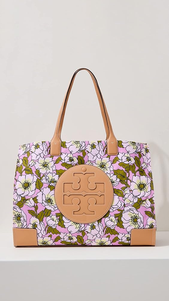 ella printed logo tote