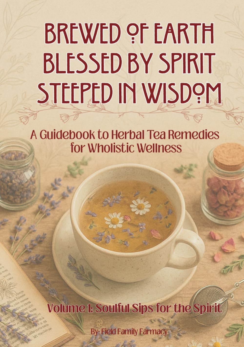 Brewed of Earth, Blessed by Spirit, Steeped in Wisdom: A Guidebook to Herbal Tea Remedies for Wholistic Wellness: Vol. 1 Soulful Sips for the Spirit