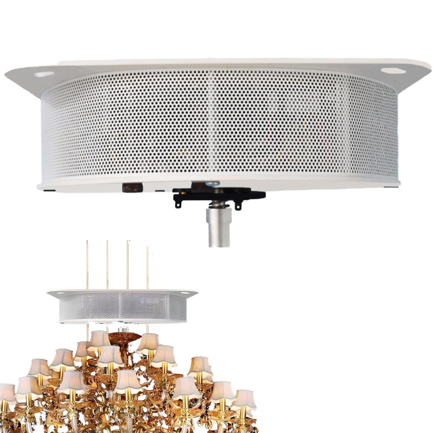 CelyToe Villas Pendant Lamps Lifter,2-In-1 Chandelier Hoist Lifter, Powerful Lifting Capacity With Long Steel Wire Suitable For The Installation, Daily Cleaning And Maintenance Of Lamps 70KG/6M