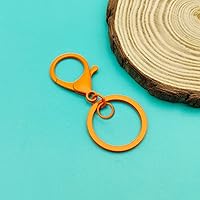 Vista 6 de 30Pcs Lobster Claw Clasps Keychain for Jewelry Making,Metal Lobster Clasp Swivel Trigger Clips with Jump Rings Flat Split Keychain Ring for DIY