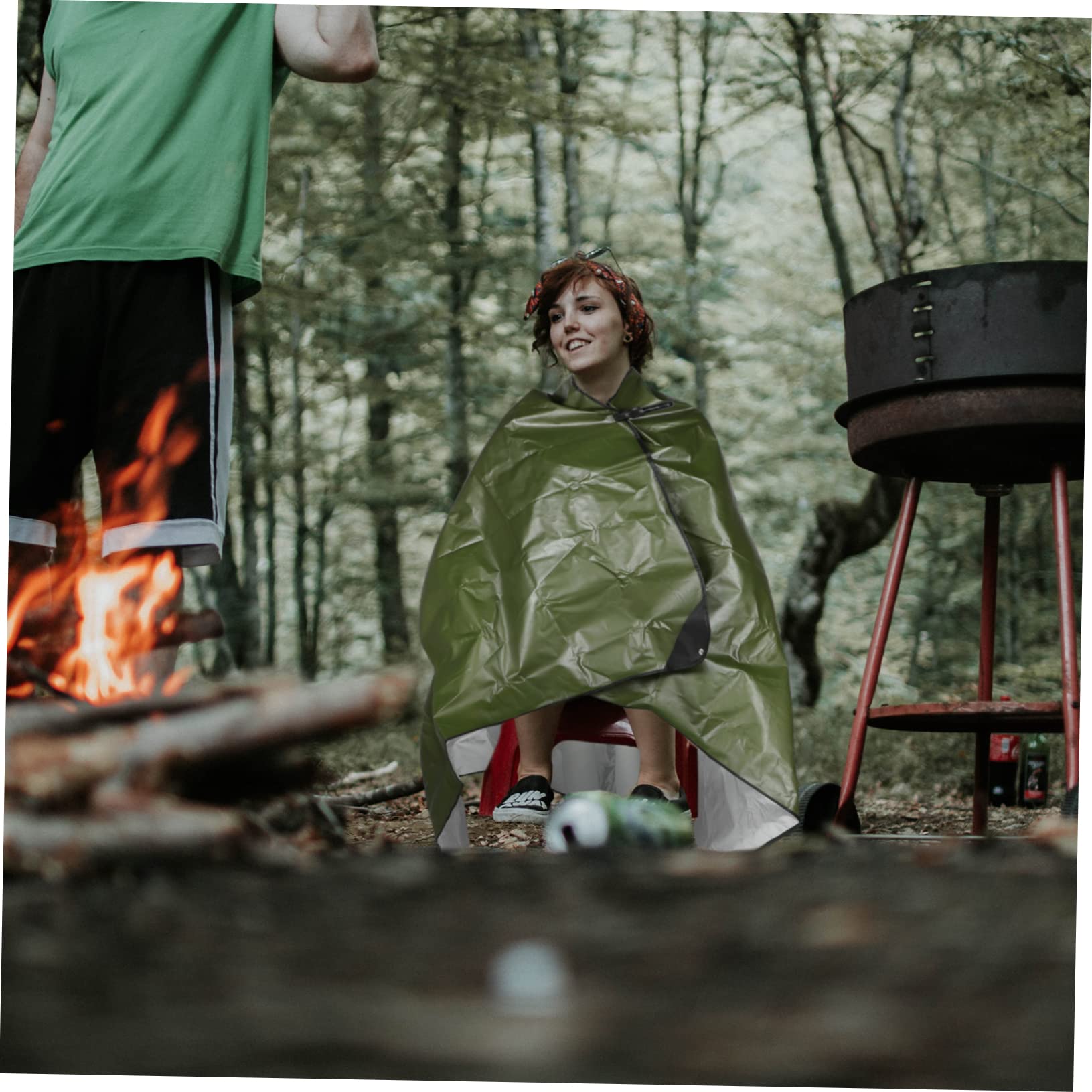 Happyyami Coperta di Emergenza Termica Multiuso Coperta Isolante per Campeggio per Condizioni Avverse