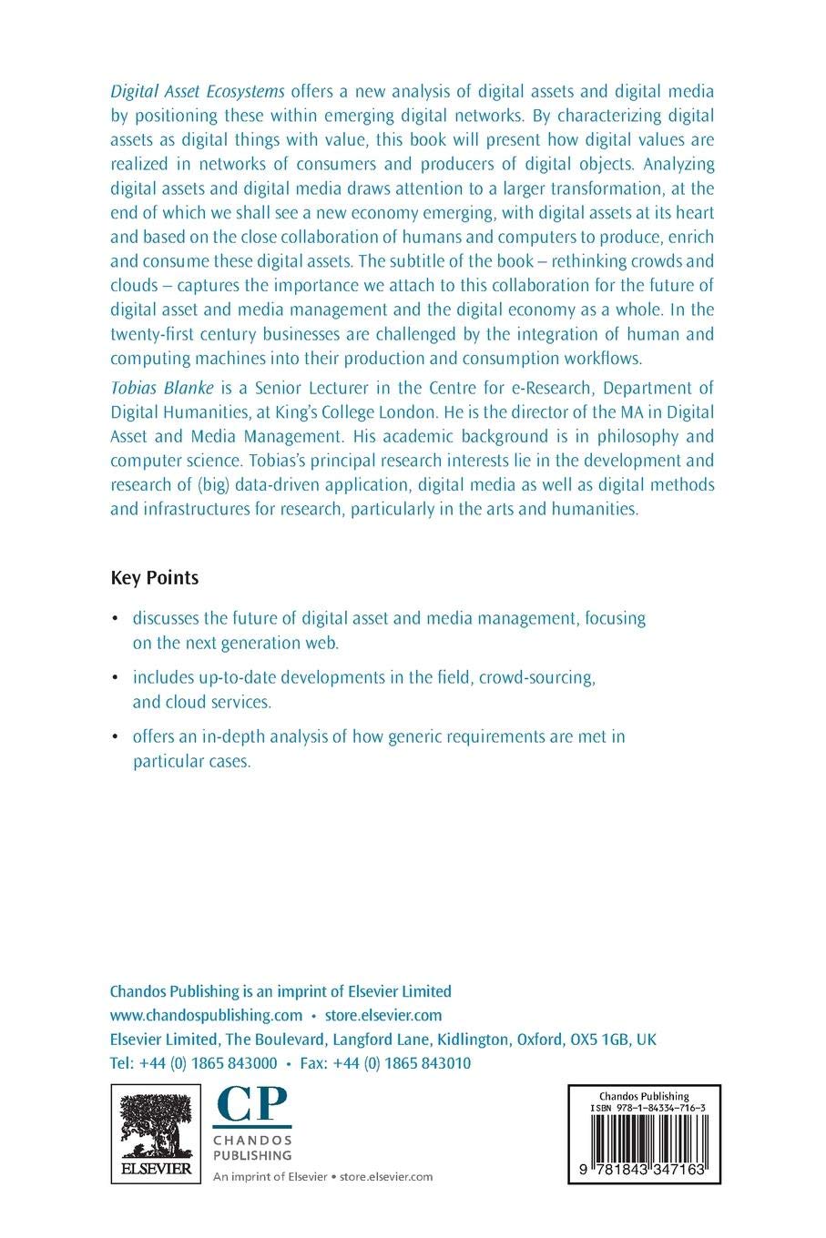 Digital Asset Ecosystems: Rethinking Crowds and Cloud: Rethinking crowds and clouds (Chandos Information Professional Series)