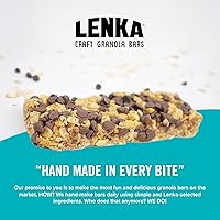 Vista 41 de Lenka Bars - Omega Snack Bars, Gluten Free, High Fiber, Kosher, Wholesome, No Artificial Flavors, Individually Wrapped - 12 Pack