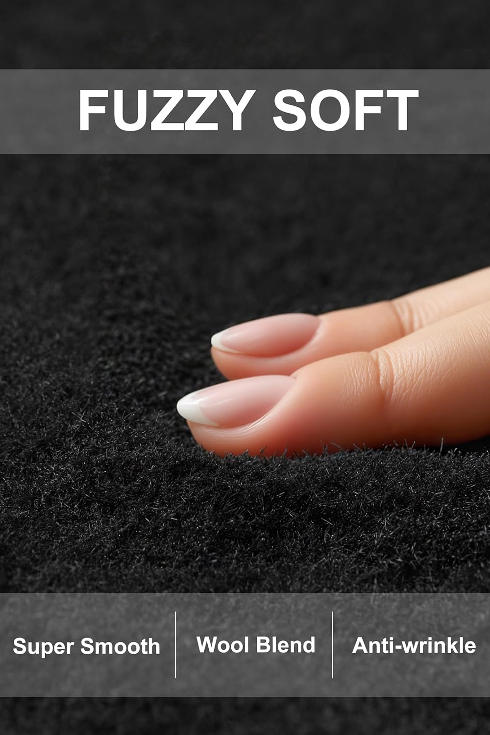 Arach&Cloz Women's Wool Blend Soft Fuzzy Puff Sleeve Cute Casual Fall Sweaters 2025 - Image 2