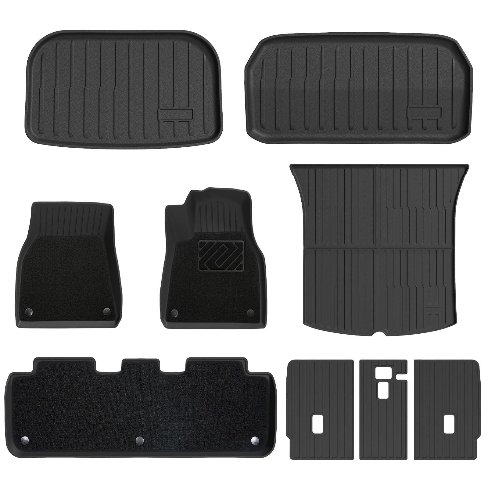 Amazon | CyVaJive テスラモデルY専用 フロアマット 7点セット 2020