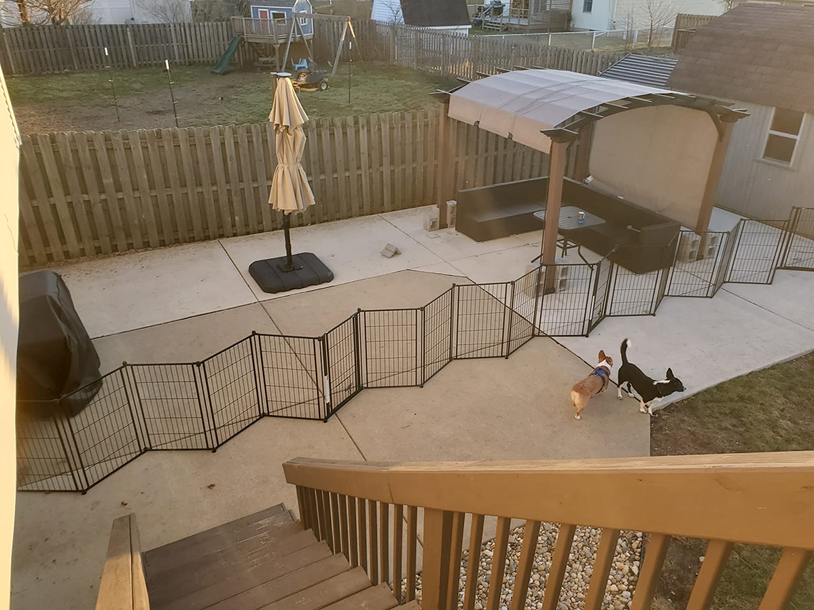 18/mo Finance Carlson Pet Products Outdoor Super Wide Pet Pen and