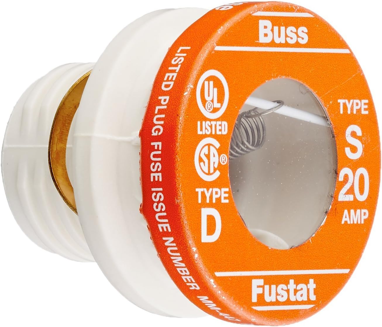 Bussman BP/S20 20 Amp 125Vac Dual Element TimeDelay Plug Fuse 2 Count Tools