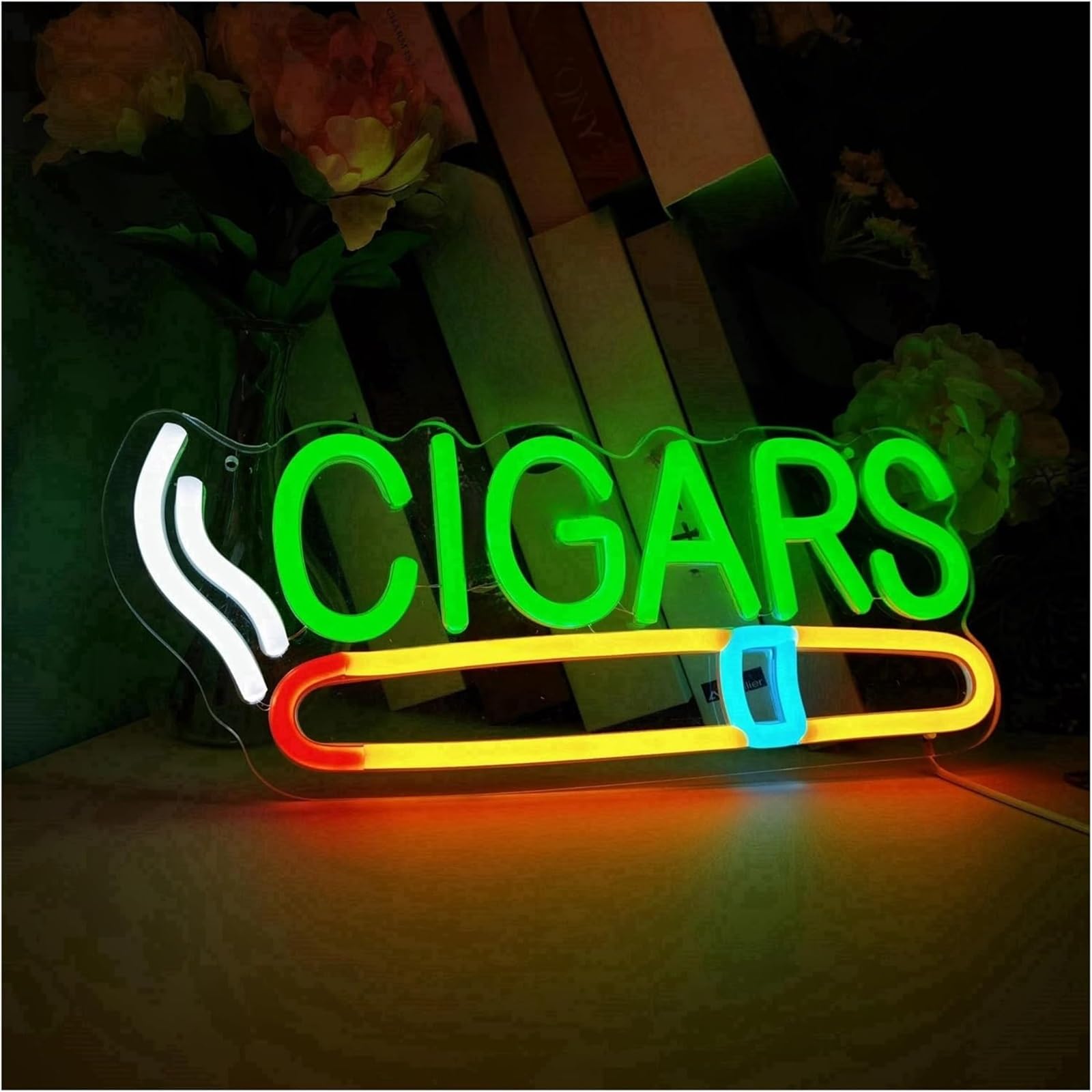 Insegna luminosa al neon Per insegne al Per neon per negozi di sigari, per decorazioni saloni bar per, per caverne per uomini